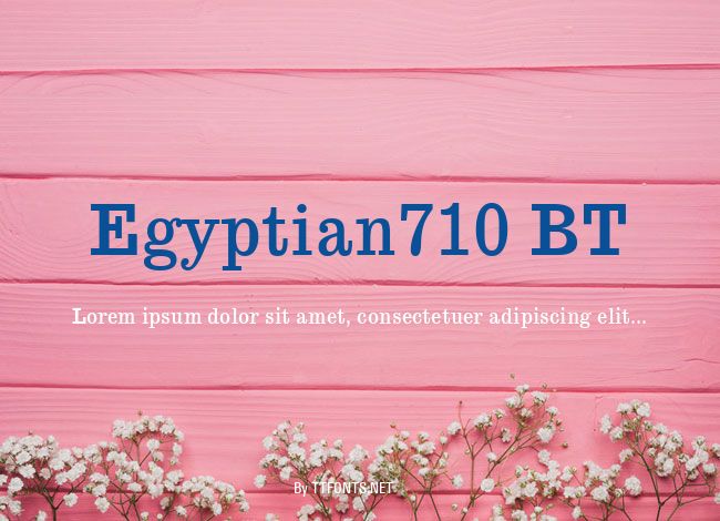 Egyptian710 BT example